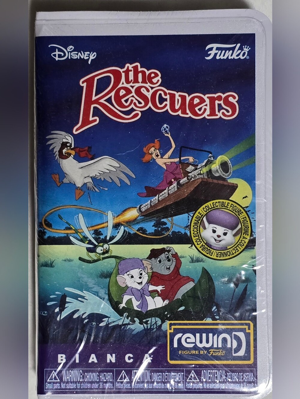 NIB Funko & Disney Bianca Vinyl Figure (The Rescuers) Rewind Collectible